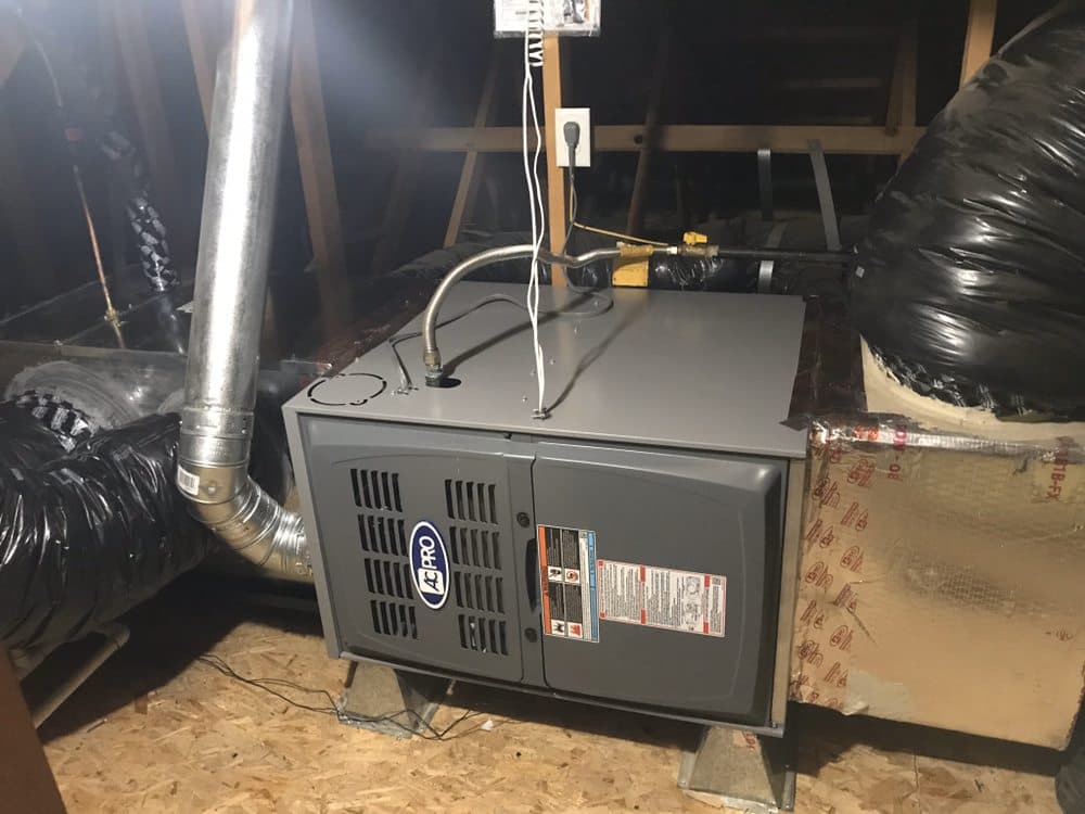 Dickinson Heating & Air job photo — 5-ton 16-SEER two-stage system